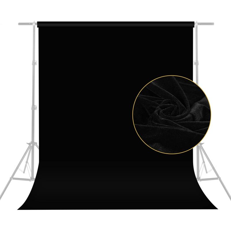 Meking ブラックと白い背景 2x3m 2x2m 3x3m