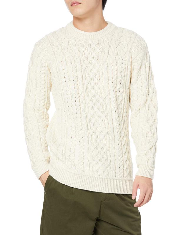 [アランウーレンミルズ] セーター B420 Aran sweater メンズ