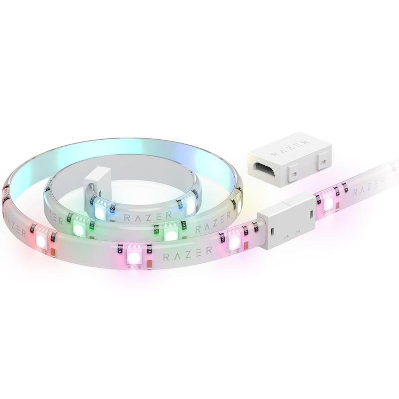 Razer レイザー Aether Light Strip Extender 効果的にライティング環境を向上させる RGB LED 拡張ストリップ Razer Chroma RGB 1m 折り曲げ可能なエクステンダー 最大8個 の接続が可能 エーサー ラ