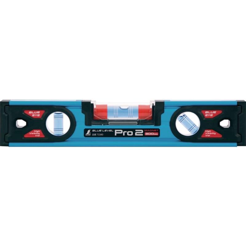 シンワ測定 アルミ製水平器 ブルーレベル Pro2