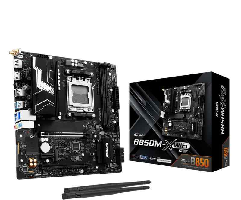 ASRock B850M-X WiFi R2.0 マザーボード Micro-ATXマザーボード MB6752｜ヒロショップ