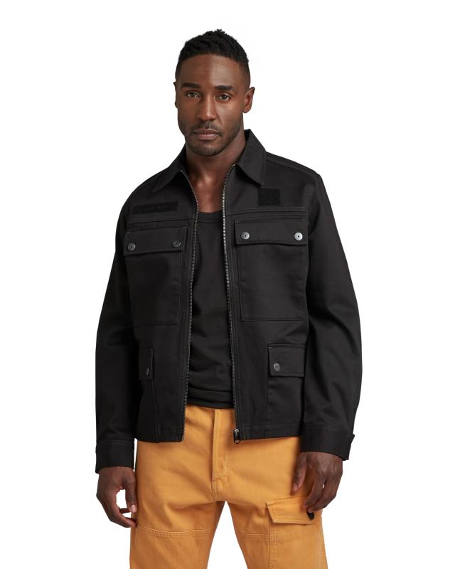 [ジースターロゥ] ジャケット メンズ レギュラーフィット 4 POCKET ZIP JACKET｜ヒロショップ