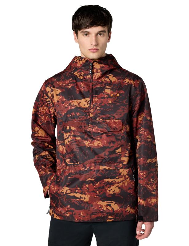 [Oakley] パーカ DIVISIONAL RC SHELL ANORAK (70N) FERN-(43Y) TIGER CAMO RED-(8A6) TOADSTOOL