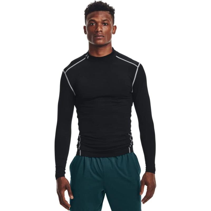 [Under Armour] トレーニングベースレイヤー UAコールドギアアーマー モック メンズ Royal / / Steel-White / / Steel