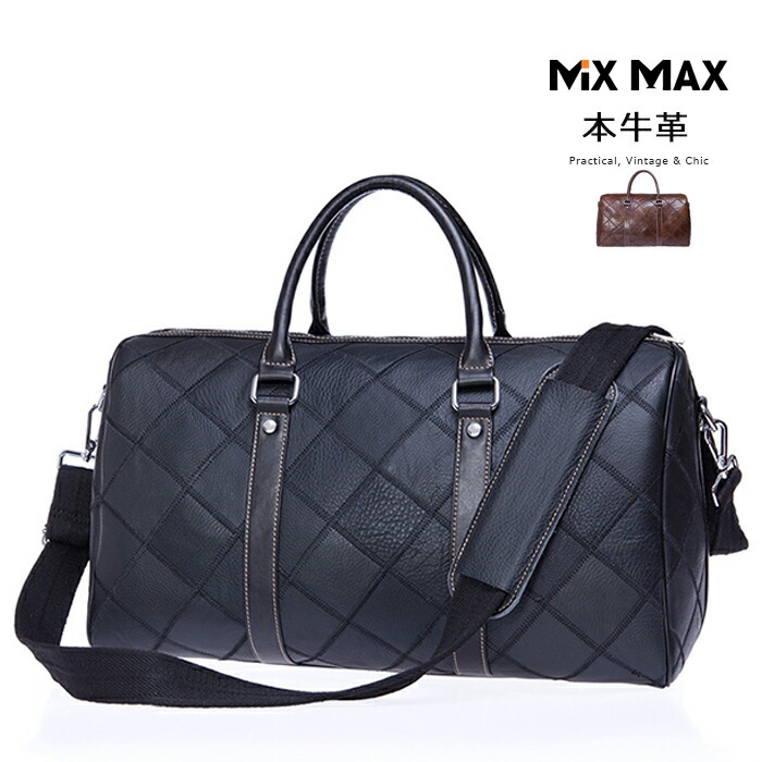 楽天市場】ボストンバッグ 本革 メンズ 高級本革 光沢 旅行鞄 レザー