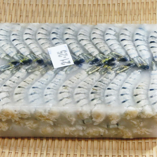 無頭えび　21/25<br>ブラックタイガー（養殖）<br>（約80尾～約100尾入り）1.8Kg<br>海老/エビ/えび/ebi<br>