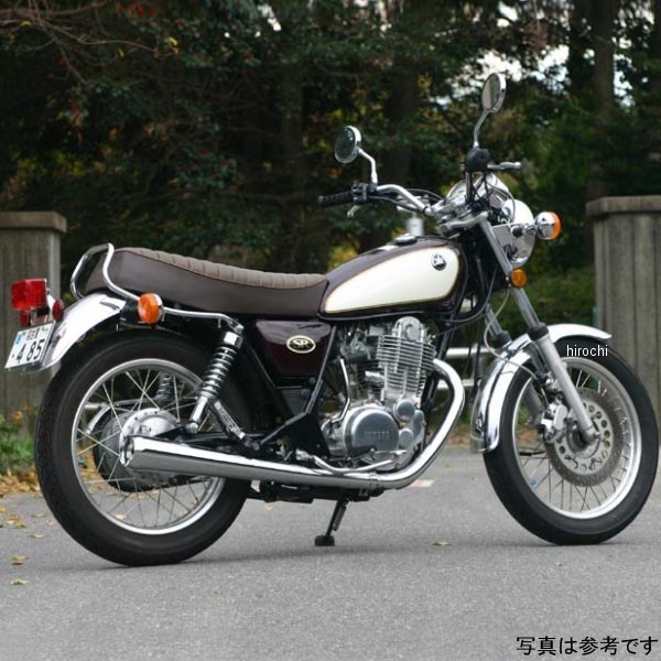 ノジマエンジニアリング スリップオンマフラー ビンテージメガホン エンブレム有り 08年 SR400 クロームメッキ NMS220SMCE HD店|ヒロチー商事 ハーレー 店