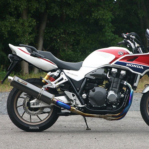 ノジマエンジニアリング フルエキゾースト DLCチタン 4-1SC 14年-15年 CB1300SB 黒 DLCコーティング NTX038GTD-CLK HD店|ヒロチー商事 ハーレー 店