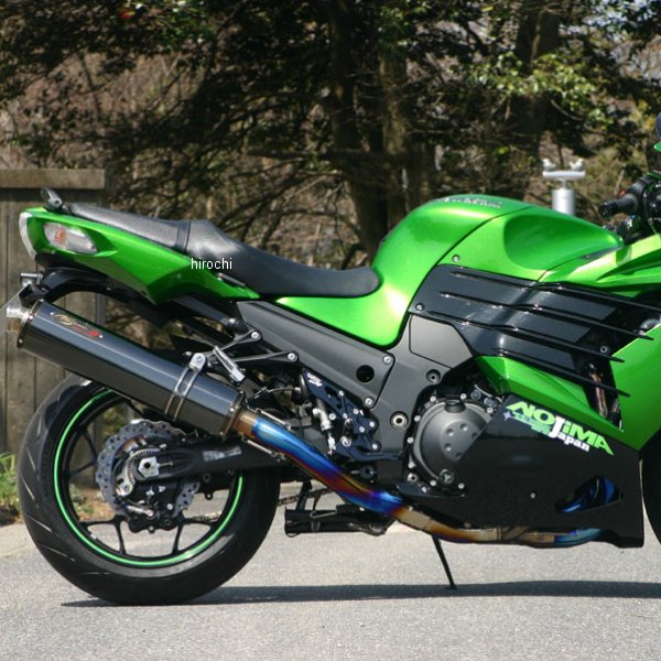 ノジマエンジニアリング フルエキゾースト DLCチタン 4-1SC 12年-15年 ZX-14R 黒(DLCコーティング) NTX643GTD-CLK HD店
