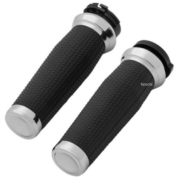 【USA在庫あり】 クリアキン Kuryakyn スレッシャー グリップ ケーブルスロットル クローム kur5940 HD店