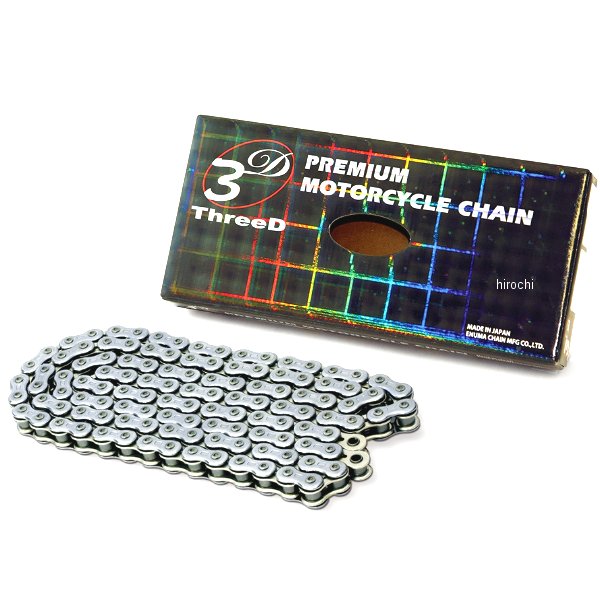 EKチェーン 江沼チェーン ThreeD 520SP 144L カシメジョイント シルバー 4571291793354 HD店