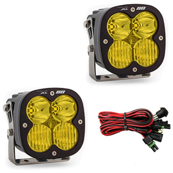 【USA在庫あり】 Baja Designs XL80シリーズ Driving Combo Pattern Pair LED Light Pods - Amber baj677813 HD店