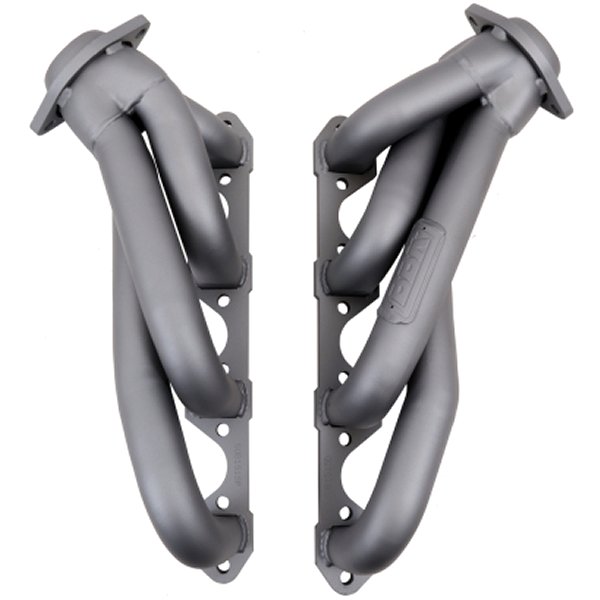 【USA在庫あり】 BBK 79年-93年 Mustang 5.0 Shorty Unequal Length エキゾースト Headers - 1-5/8 Titanium Ceramic bbk1515 HD店