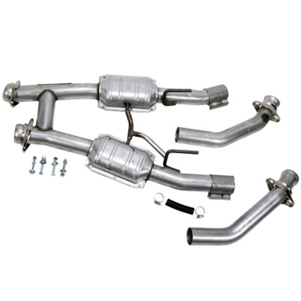 【USA在庫あり】 BBK 86年-93年 Mustang 5.0 High Flow H Pipe With Catalytic Converters - 2-1/2 bbk1521 HD店