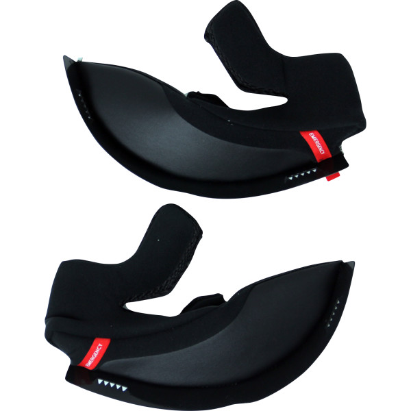 【USA在庫あり】 6D HELMETS チークパッド ATS1R 20mm L-2Xサイズ 0134-3135 HD店