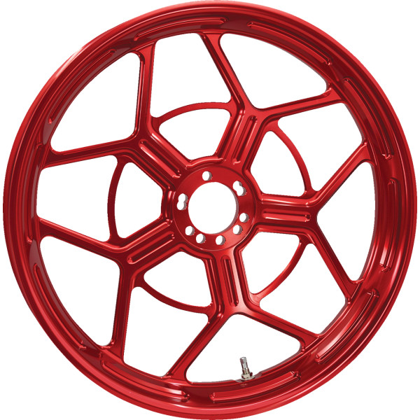 【USA在庫あり】 アレンネス Arlen Ness リム SPEED-5 21 X 3.50 RED 0210-0426 HD店