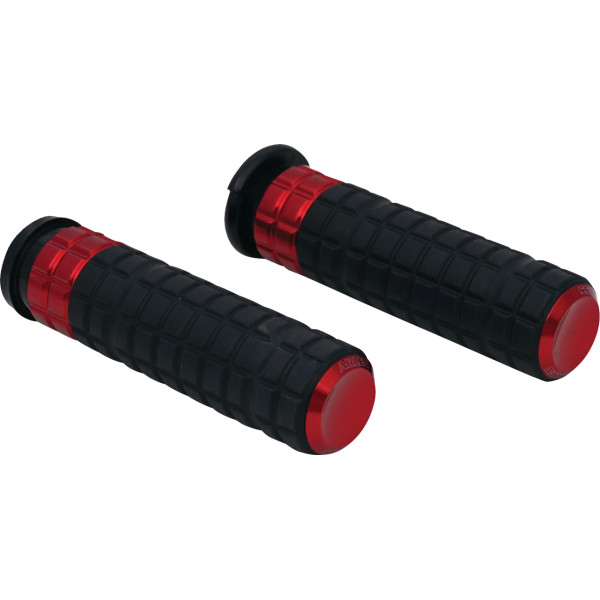【USA在庫あり】 アレンネス Arlen Ness グリップ SPEEDLINER TBW RED 0630-3275 HD店 16,280円