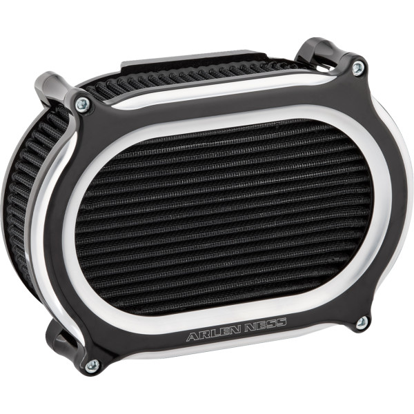 【USA在庫あり】 アレンネス Arlen Ness フィルター キット STAGE II OVAL PERFORMANCE ブラック 1010-3210 HD店