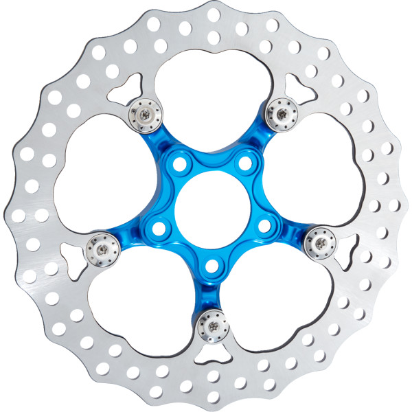 【USA在庫あり】 アレンネス Arlen Ness ローター SPIDER 11.8 ブルー 1710-4706 HD店