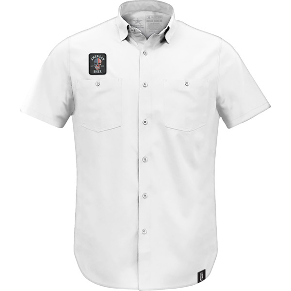 【USA在庫あり】 AMERICAN BIKER シャツ LTW BIKER SAM RWB Mサイズ 3040-3408 HD店