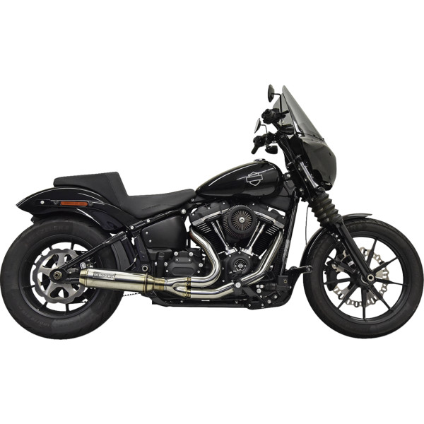 【USA在庫あり】 バッサニ Bassani 2-into-1エキゾーストシステム ステンレススチール 1800-2690 HD店