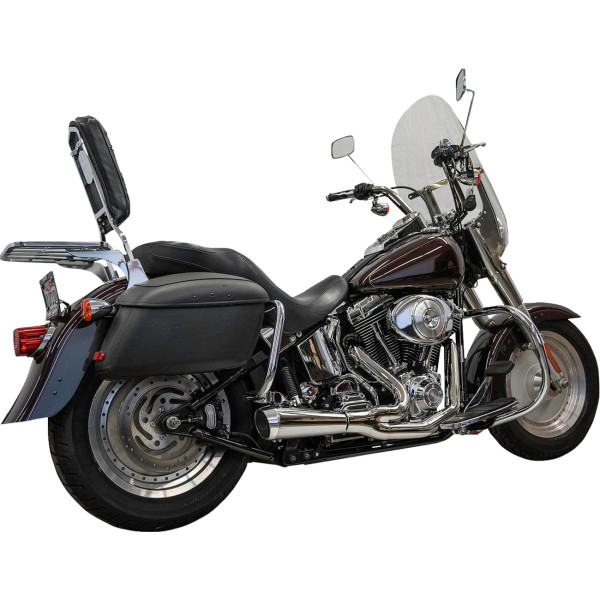 【USA在庫あり】 バッサニ Bassani 2-into-1 リッパーエキゾーストシステム ショート クローム 1800-2734 HD店