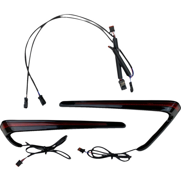 【USA在庫あり】 カスタム ダイナミクス Custom Dynamics LIGHTS サドルバッグ LED レッド LENS 2040-3197 HD店