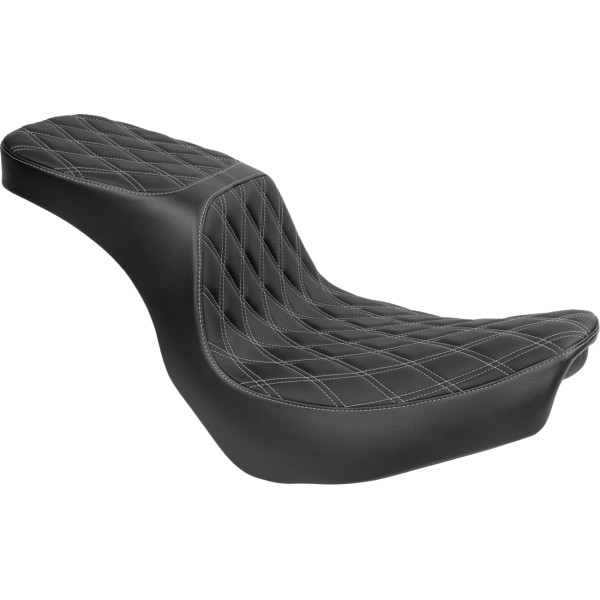 【USA在庫あり】 DRAG SPECIALTIES SEATS edator 2up ブラック ビニール シルバー DD Stch FLSB FXLRS/T 0802-1636 HD店 54,860円