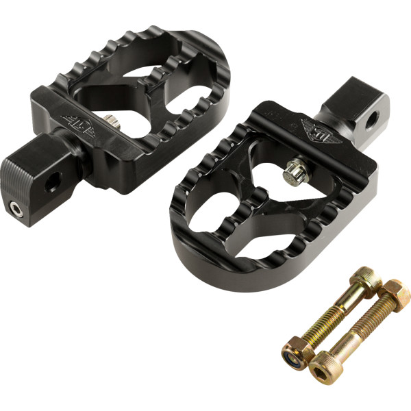 【USA在庫あり】 ジョーカーマシン JOKER MACHINE フットペグ PASSENGER SHORT SERRATED SCOUT ブラック 1620-2653 HD店