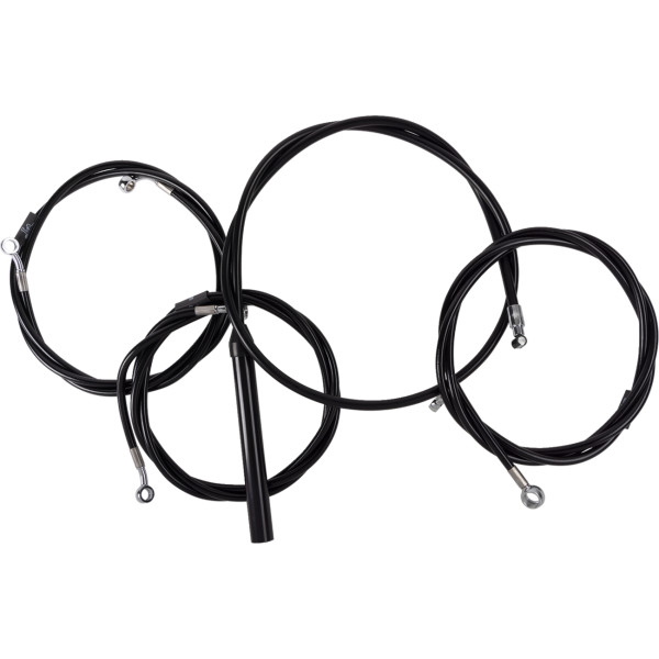 【USA在庫あり】 LAチョッパーズ LA Choppers ケーブル キット ブラック CPL 15-17 24年以降 FL 0662-1181 HD店