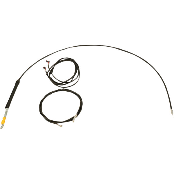 【USA在庫あり】 LAチョッパーズ LA Choppers ケーブル キット アッパー ブラック P＆P 18-20 FL 17-20 0662-1255 HD店