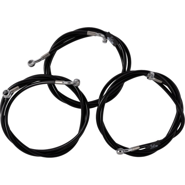 【USA在庫あり】 LAチョッパーズ LA Choppers ブレーキライン ブラック 12-14 24年以降 FL 1741-6510 HD店