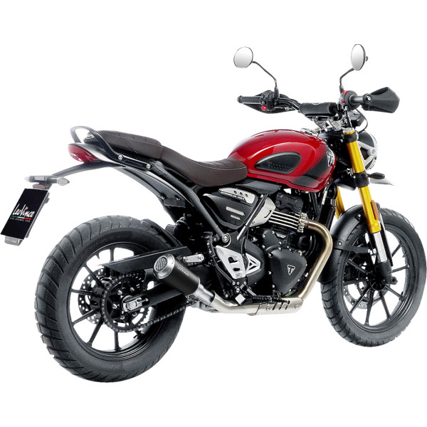 【USA在庫あり】 LEOVINCE マフラー LV-10 ONE トライアンフ スピード400、スクランブラー400X ブラック 1811-4703 HD店 43,205円