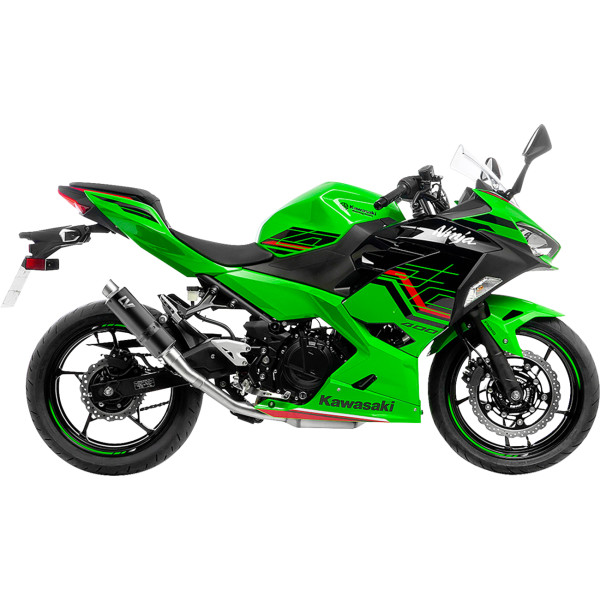 【USA在庫あり】 LEOVINCE マフラー GP CORSA ブラック Z NINJA 400 500 1811-4735 HD店