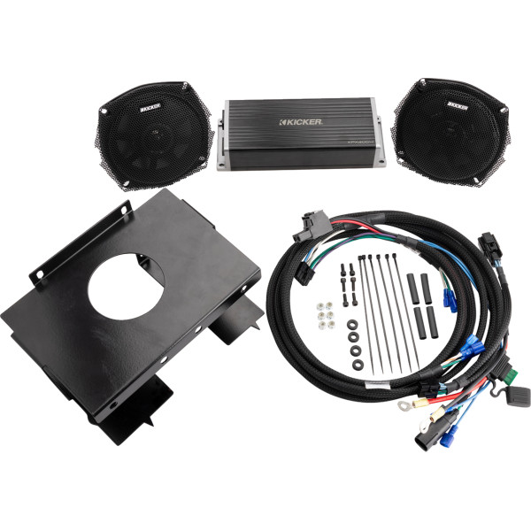 【USA在庫あり】 Kicker スピーカー/AMP プラグ-N-PLAY キット STREET GLIDE 4405-0940 HD店