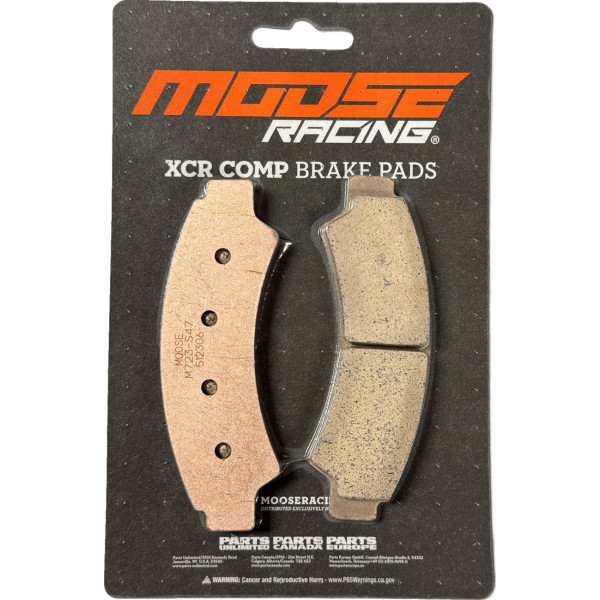 【USA在庫あり】 MOOSE OFFROAD XCR ブレーキパッド フロント SEGWAY 1721-3624 HD店