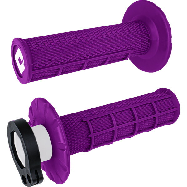 【USA在庫あり】 オーディーアイ ODI グリップ HALF-WAFFLE MX LOCK ON パープル 0630-3282 HD店