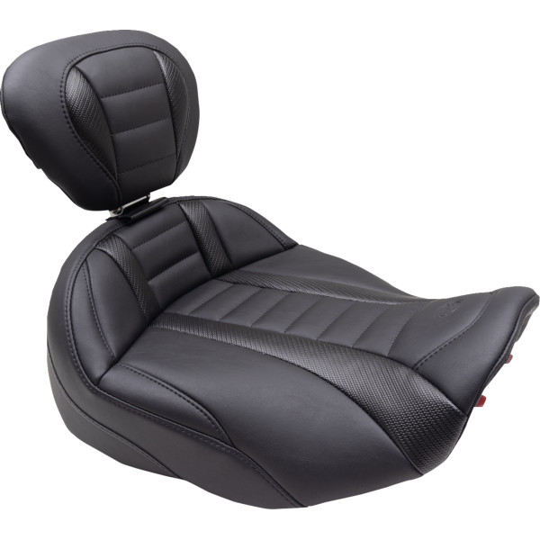 【USA在庫あり】 マスタング Mustang デラックスツーリングソロシート ブラックステッチ 0801-1675 HD店