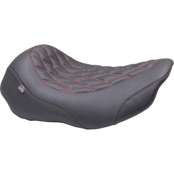 【USA在庫あり】 マスタング Mustang Wide Tripper ソロシート ダークチェリーステッチ 0801-2021 HD店