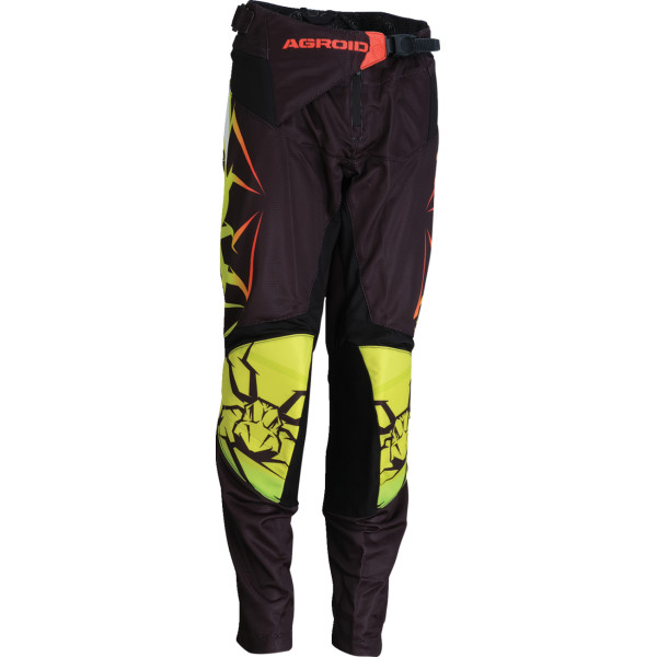 【USA在庫あり】 MOOSE OFFROAD Agroid メッシュパンツ ユース ハイビズ/ブラック 24 2903-2563 HD店