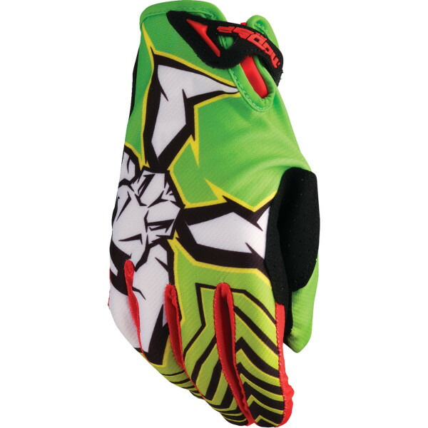 【USA在庫あり】 MOOSE OFFROAD グローブ AGROID PRO グリーン/レッド Sサイズ 3330-8109 HD店