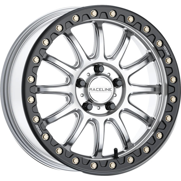 【USA在庫あり】 RACELINE WHEELS Alpha ビードロックホイール 17X7 4X137+25 シルバー 0230-1558 HD店