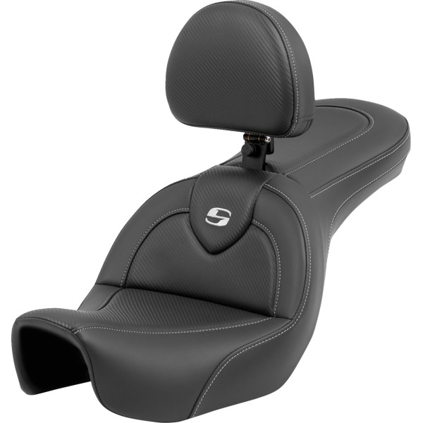 【USA在庫あり】 サドルメン Saddlemen シート ROADSOFA CF WITH バックレスト 0803-0708 HD店