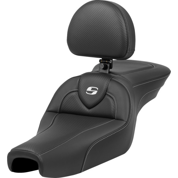【USA在庫あり】 サドルメン Saddlemen シート ROADSOFA CF W/ バックレスト 0804-0799 HD店