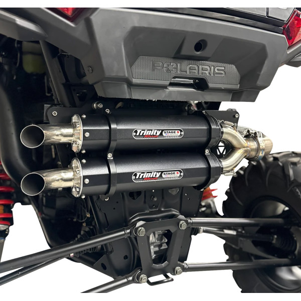 【USA在庫あり】 トリニティー レーシング TRINITY RACING スリップオン POL RZR XP1000 ブラック 1831-1075 HD店