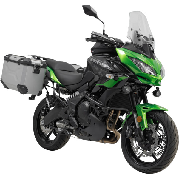【USA在庫あり】 SWモテック SW-MOTECH TRAX ADV アルミケースシステム カワサキ VS650 44シルバー 3580-0444 HD店