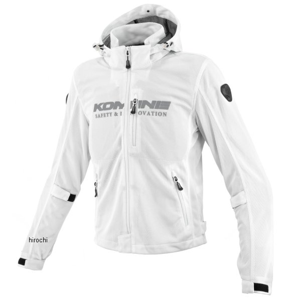 【メーカー在庫あり】 JK-176 コミネ KOMINE 春夏モデル レディース エニグマライト メッシュパーカ KOMINEシルバー WLサイズ 07-176 HD店