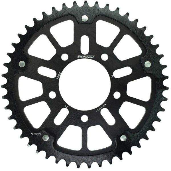 【メーカー在庫あり】 スーパースプロックス SUPERSPROX リアスプロケット ステルス 530-47T 黒 RST-7090:47-BLK HD店｜ヒロチー商事 ハーレー 店