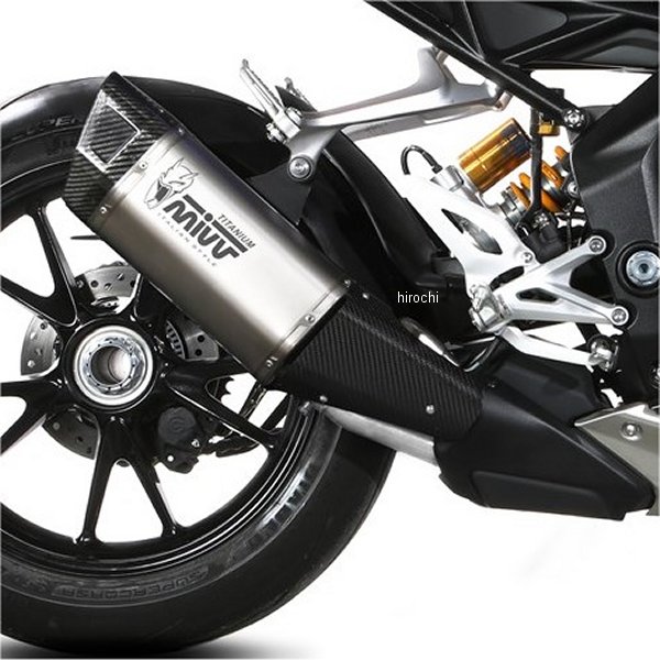 ミヴ Mivv スリップオンマフラー SR-1 21年-24年 SpeedTriple1200RS チタン T.025.LR1T-SpeedTri1200RS HD店