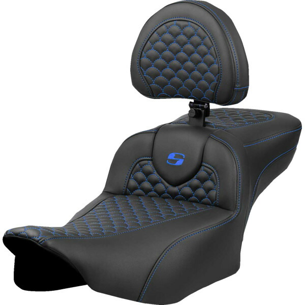 【USA在庫あり】 サドルメン Saddlemen SEAT ROADSOFA DRAGON BLUE STITCH W/DRIVER BR EXT RCH 0801-2084 HD店画像